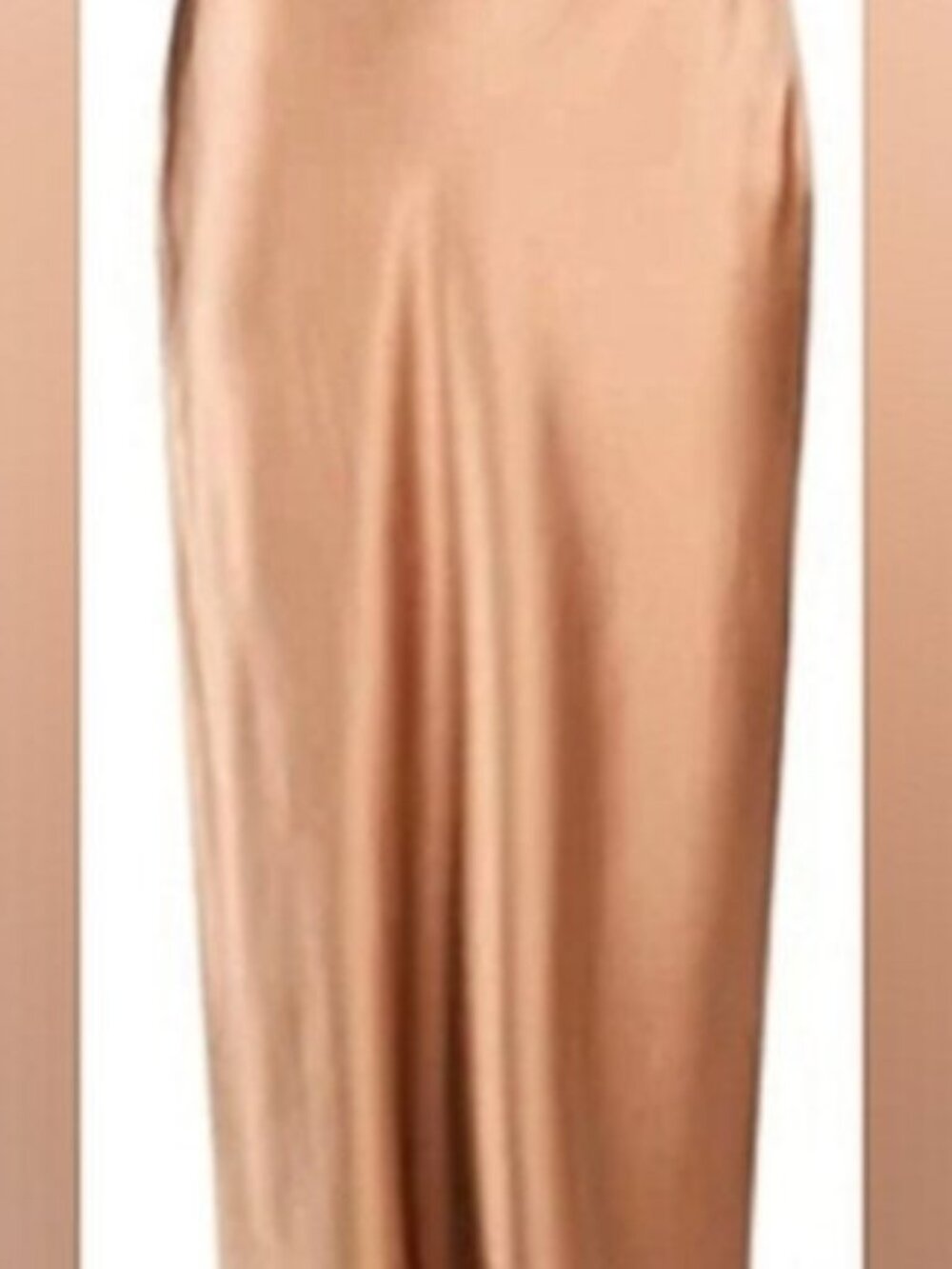 Reformation Poppies Silk Maxi Dress, Croissant Tan, Side Cut-Outs, Size 10